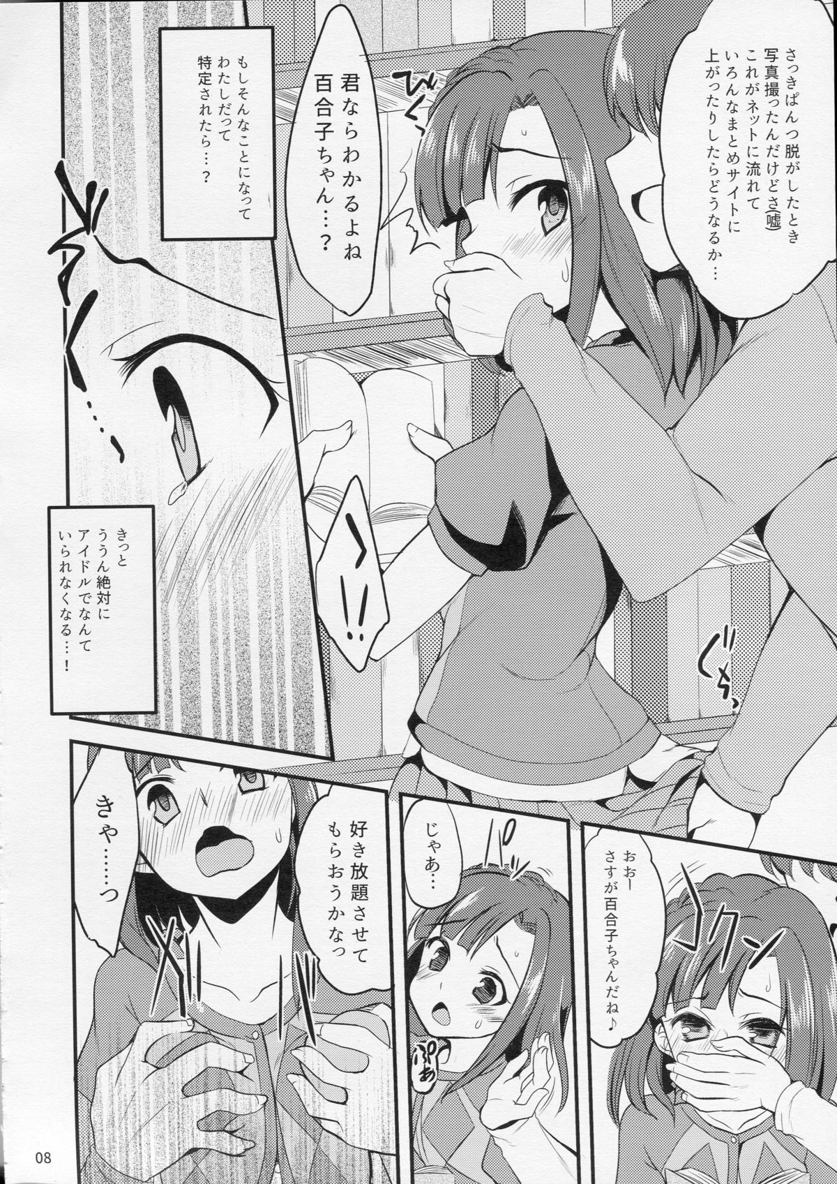 (C87) [Hard Lucker (Gokubuto Mayuge)] Yuriko no Sex Bousou Tokkyuu (The IDOLM@STER MILLION LIVE!) page 7 full