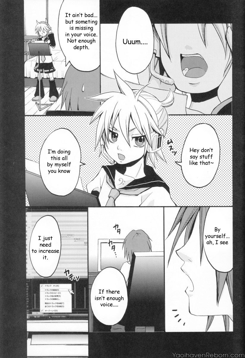 [Yomosugara (Yomogi Ringo)] Len ga Tarimasen!! (VOCALOID) [English] [Zeus777] page 4 full