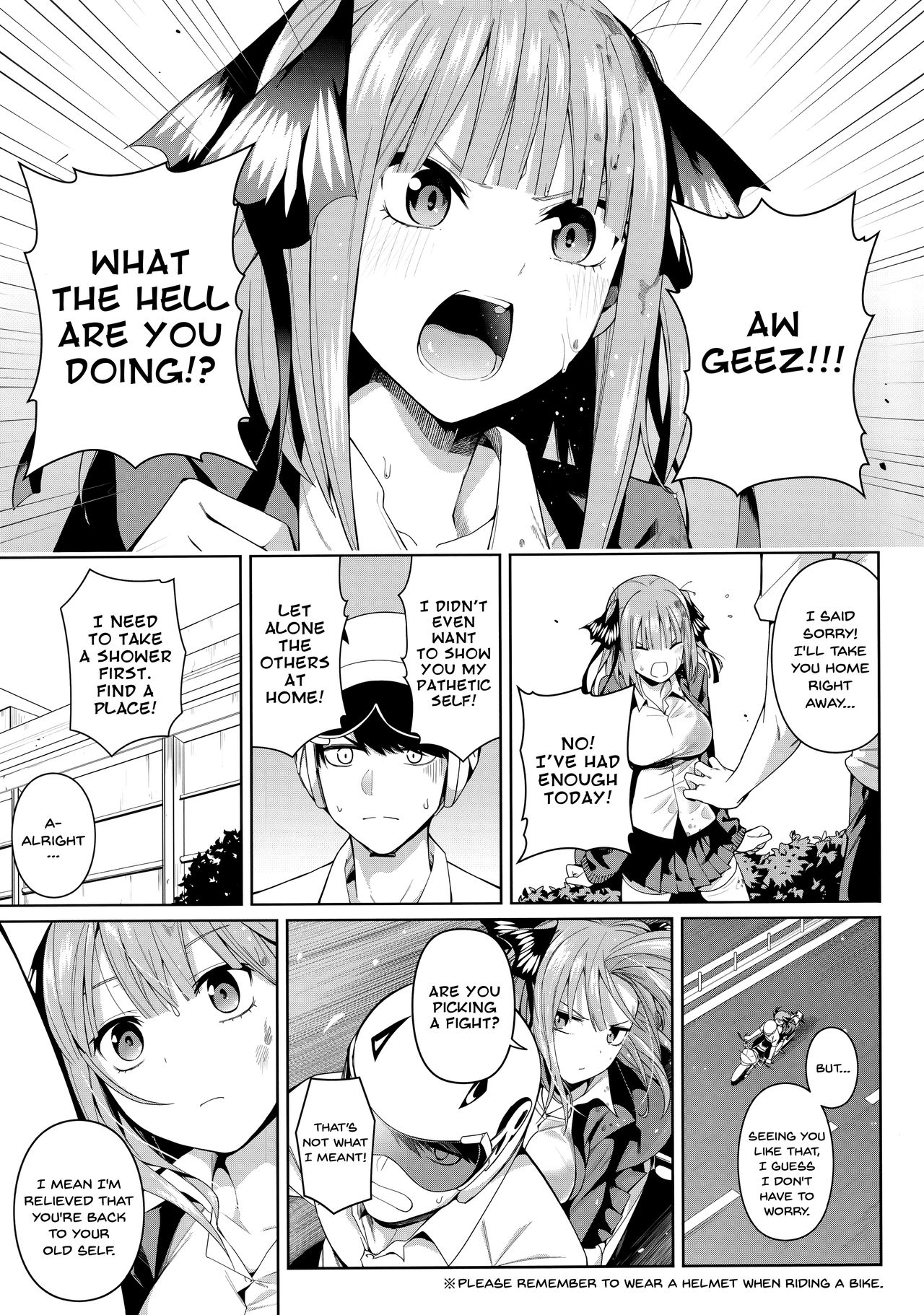 (C97) [Bad Mushrooms (Chicke III, 4why)] Nibun no Yuudou | Half Seduction (Gotoubun no Hanayome) [English] page 6 full