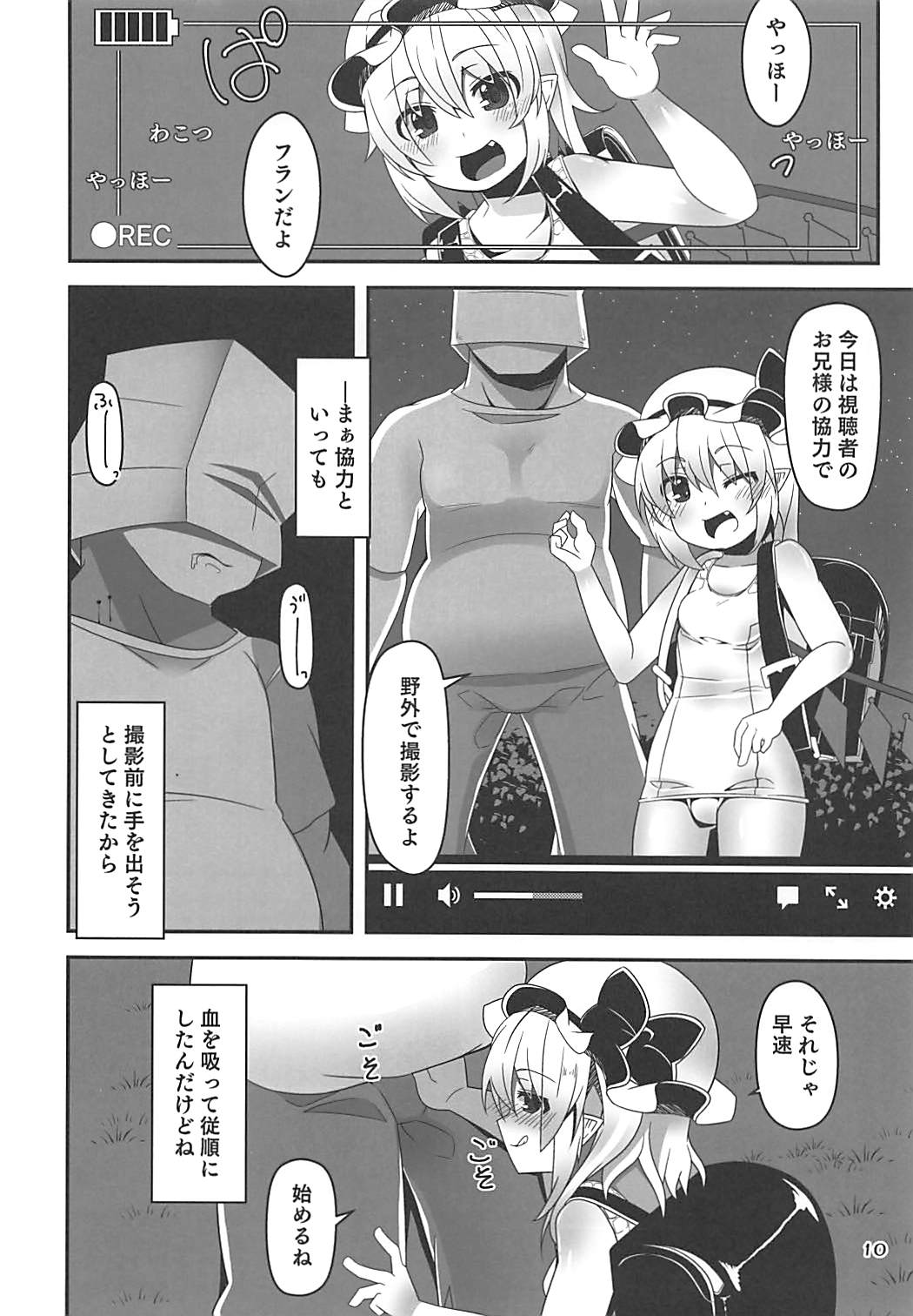 (C94) [Angelic Feather (Land Sale)] Flan-chan no Loli Bitch Haishin (Touhou Project) page 9 full