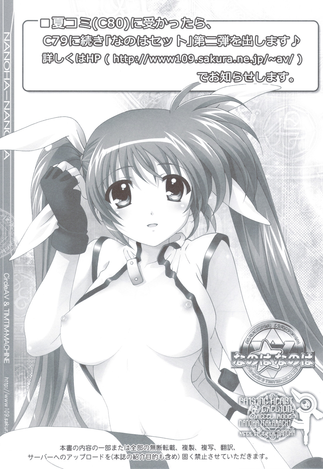 (COMIC1☆5) [TIMTIM MACHINE] NANOHA-NANOHA (Mahou Shoujo Lyrical Nanoha) page 5 full