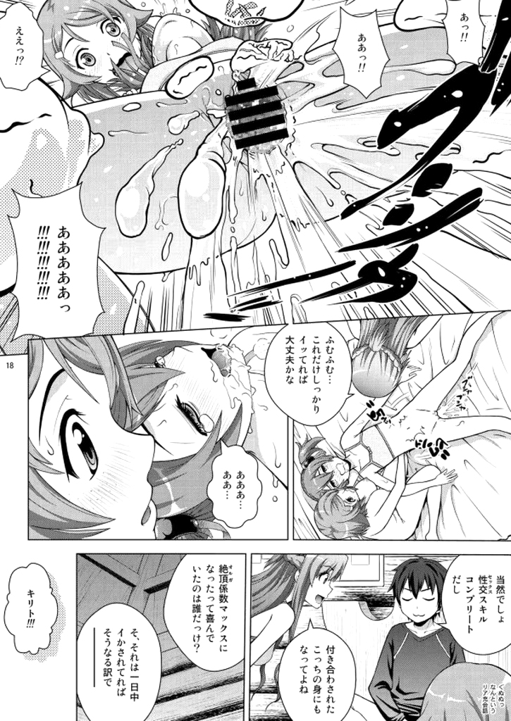 (C84) [COOL BRAIN (Kitani Sai)] 4P at Online (Sword Art Online) page 16 full