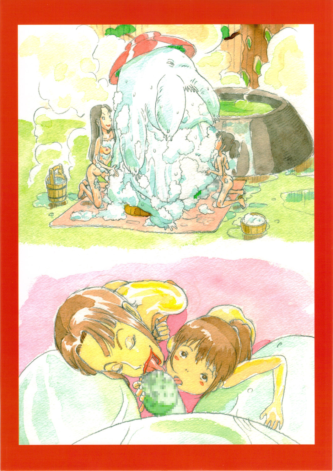 (C74) [Studio Zuburi (Sutajiozuburi Sakuhin)] Kami-sama no Oyuya Nandayo. (Spirited Away) page 22 full