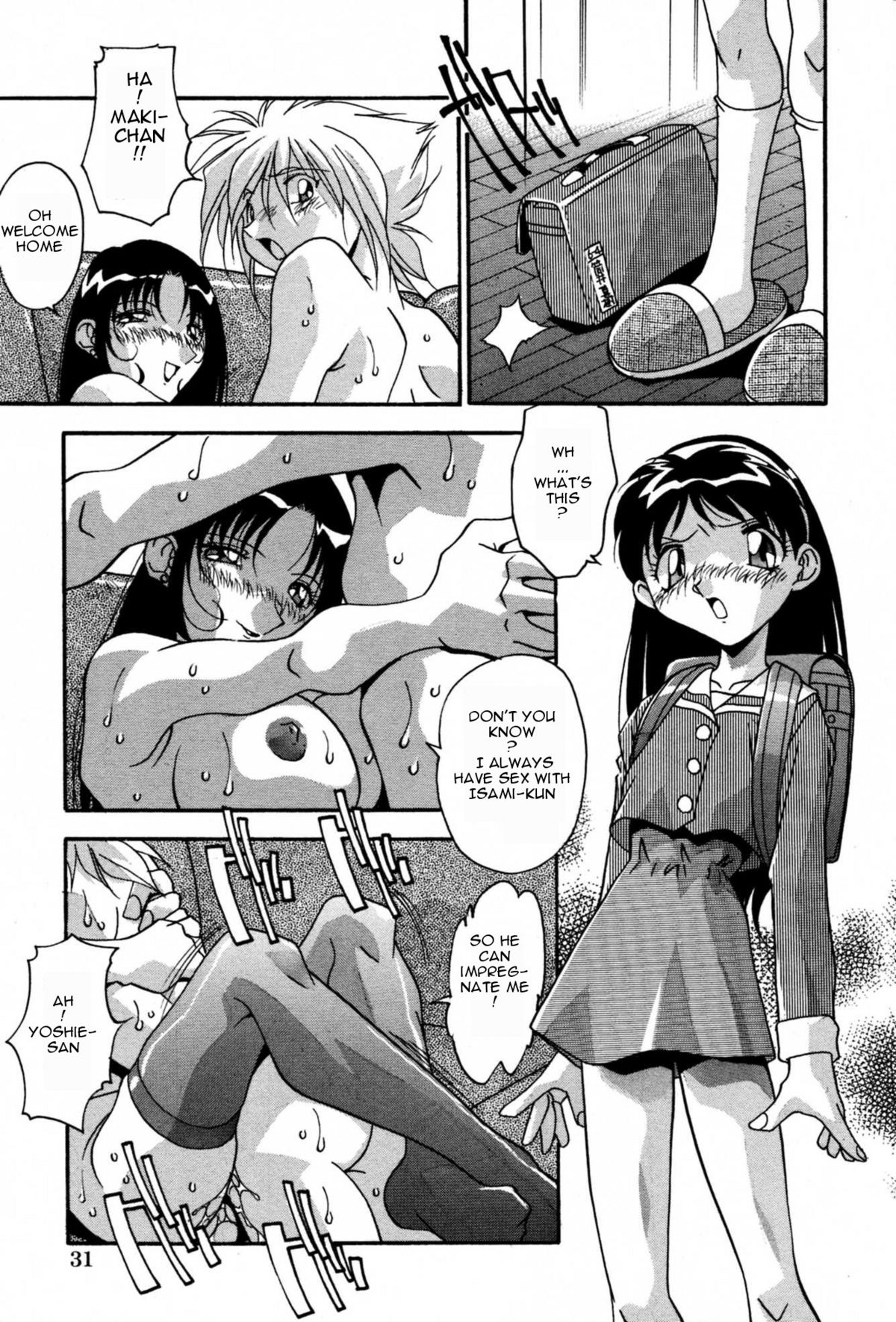 [Hindenburg] Inkou Kateikyoushi | Obscene Tutor (Ninshin Shichau - Become Pregnant) [English] [Januz] page 31 full