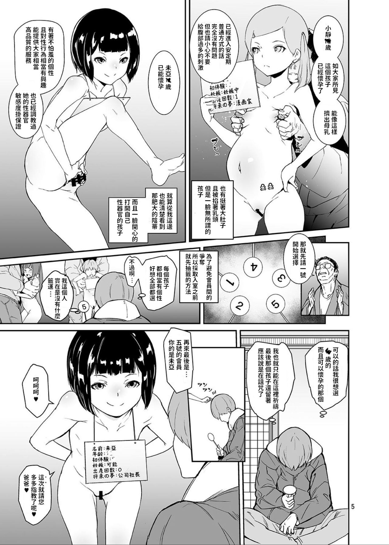 [Tengusa (tokorot)] Himitsu no Otomarikai [Chinese] [Digital] page 4 full