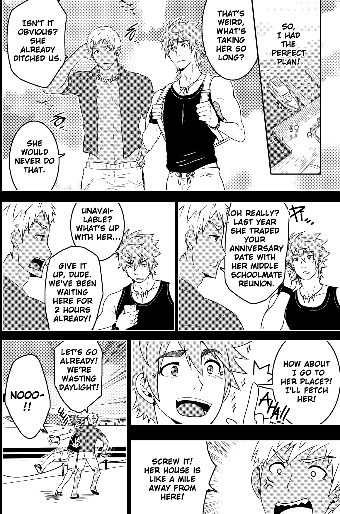 [Black Monkey] Overgrip (Uncensored) [ENG] page 8 full