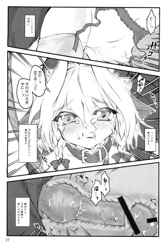 [Yaburebouki Akuta] Shoujo Ninshin Inu Sakuya (Touhou Project) page 3 full