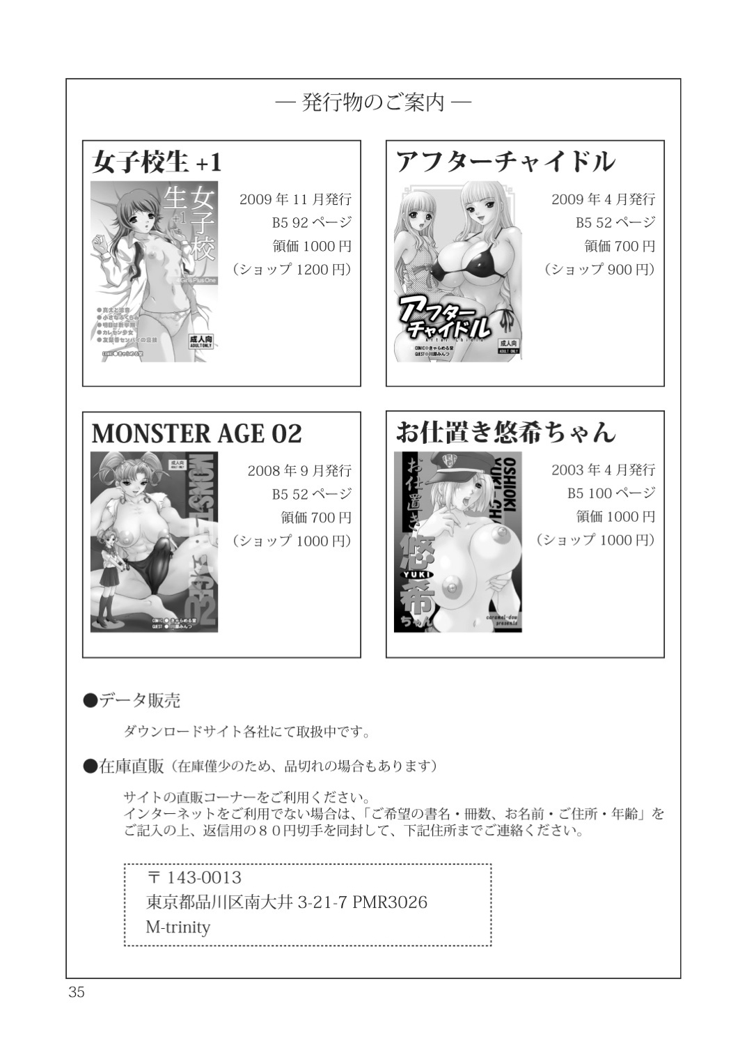 [M-trinity (Caramel Dow)] MONSTER AGE 03 An Injection of Miss Mamiko page 35 full
