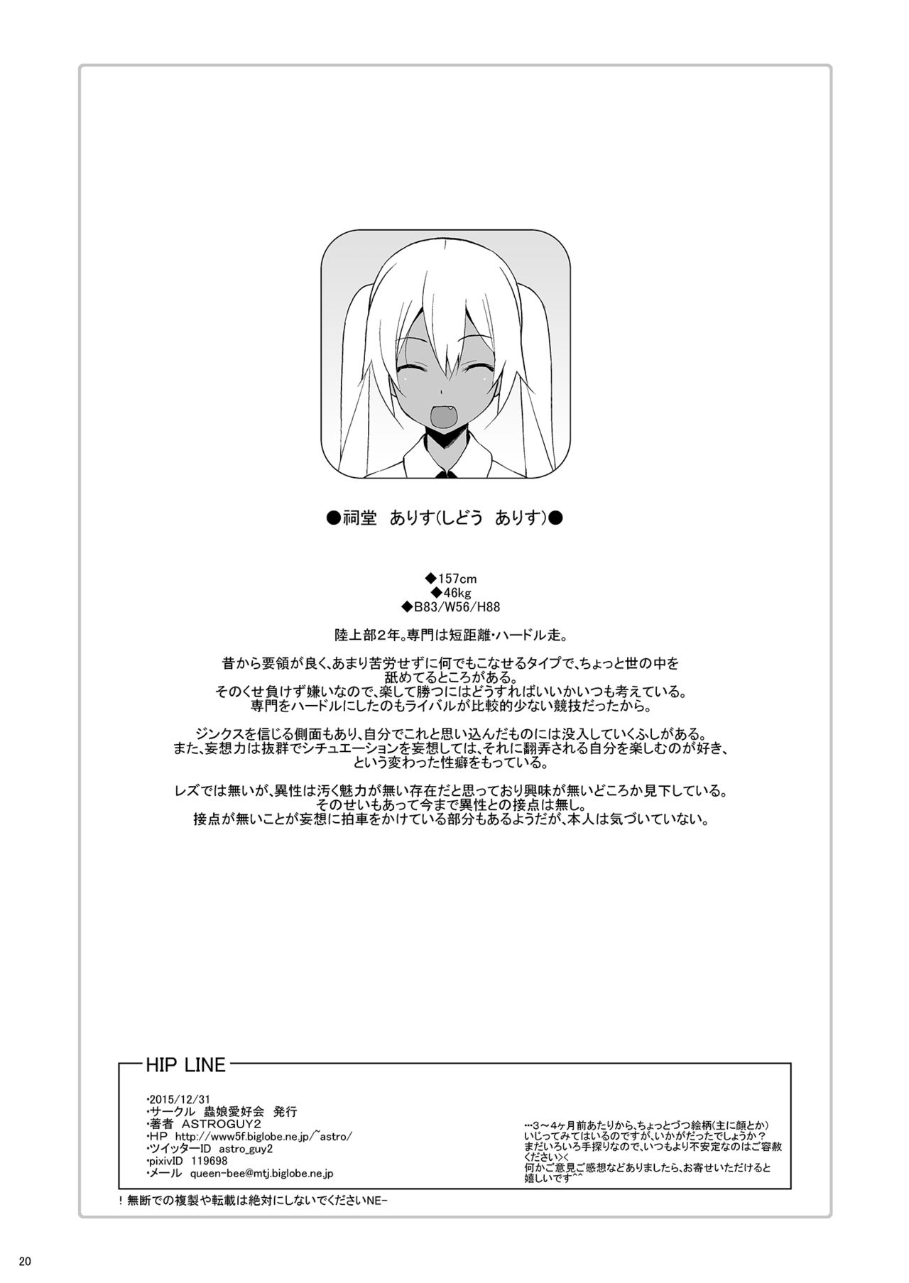 [Mushimusume Aikoukai (ASTROGUY2)] HIP LINE+ [Digital] page 21 full
