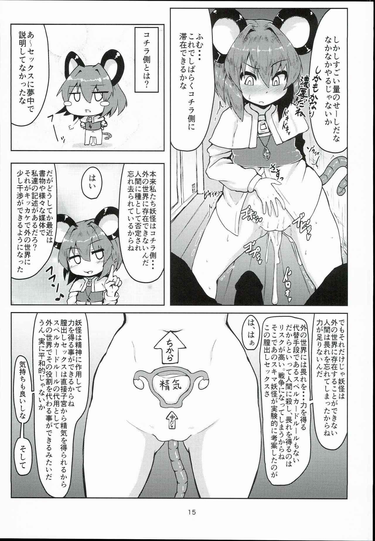 (C90) [Cheese Company (Peso)] Otonari wa Nazrin (Touhou Project) page 15 full