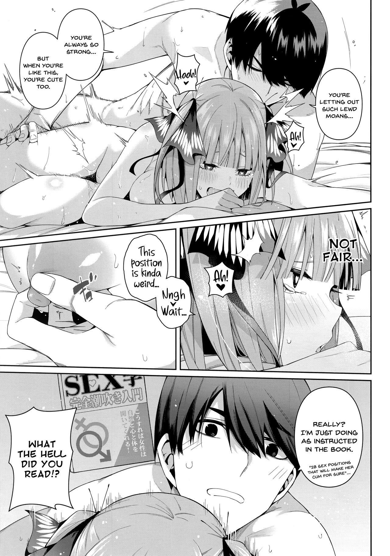 (C97) [Bad Mushrooms (Chicke III, 4why)] Nibun no Yuudou | Half Seduction (Gotoubun no Hanayome) [English] page 32 full