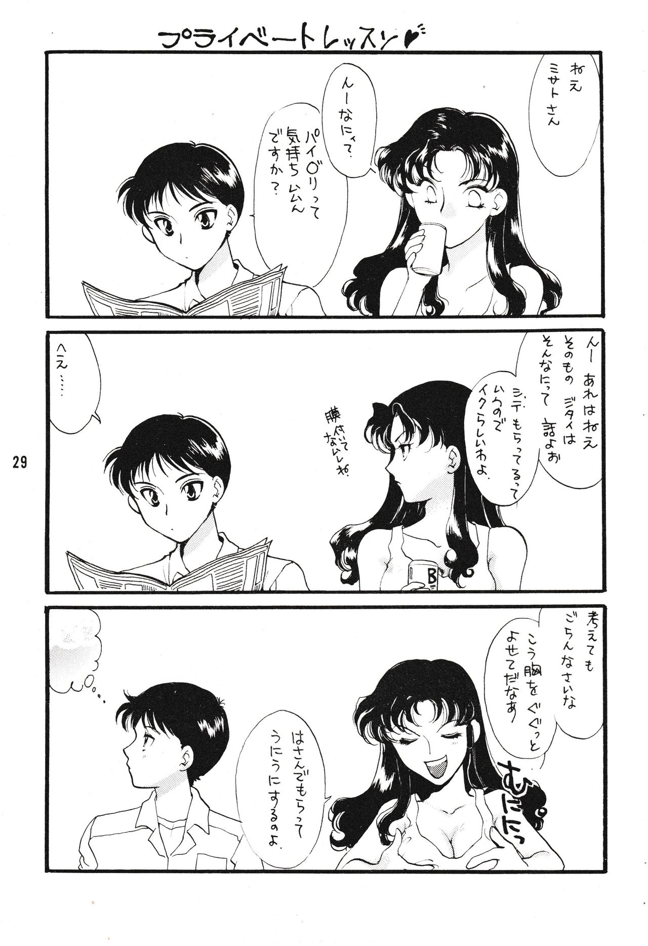 [Gekijou Pierrot (Various)] Seiteki Gengo Kajou Hannou Shoukougun (Neon Genesis Evangelion) [1996-04-07] page 28 full