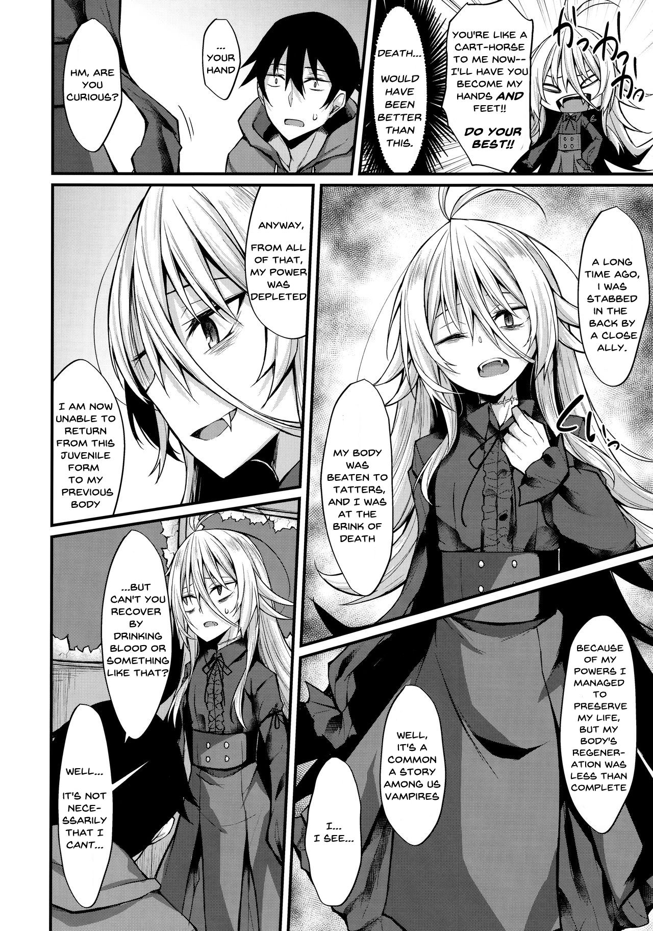 (C97) [RainBoy (Stealyy)] Haikei, Kyuketsuki ni Hirowaremashita. | To Whom it May Concern, I Have Been Captured by a Vampire. [English] page 7 full