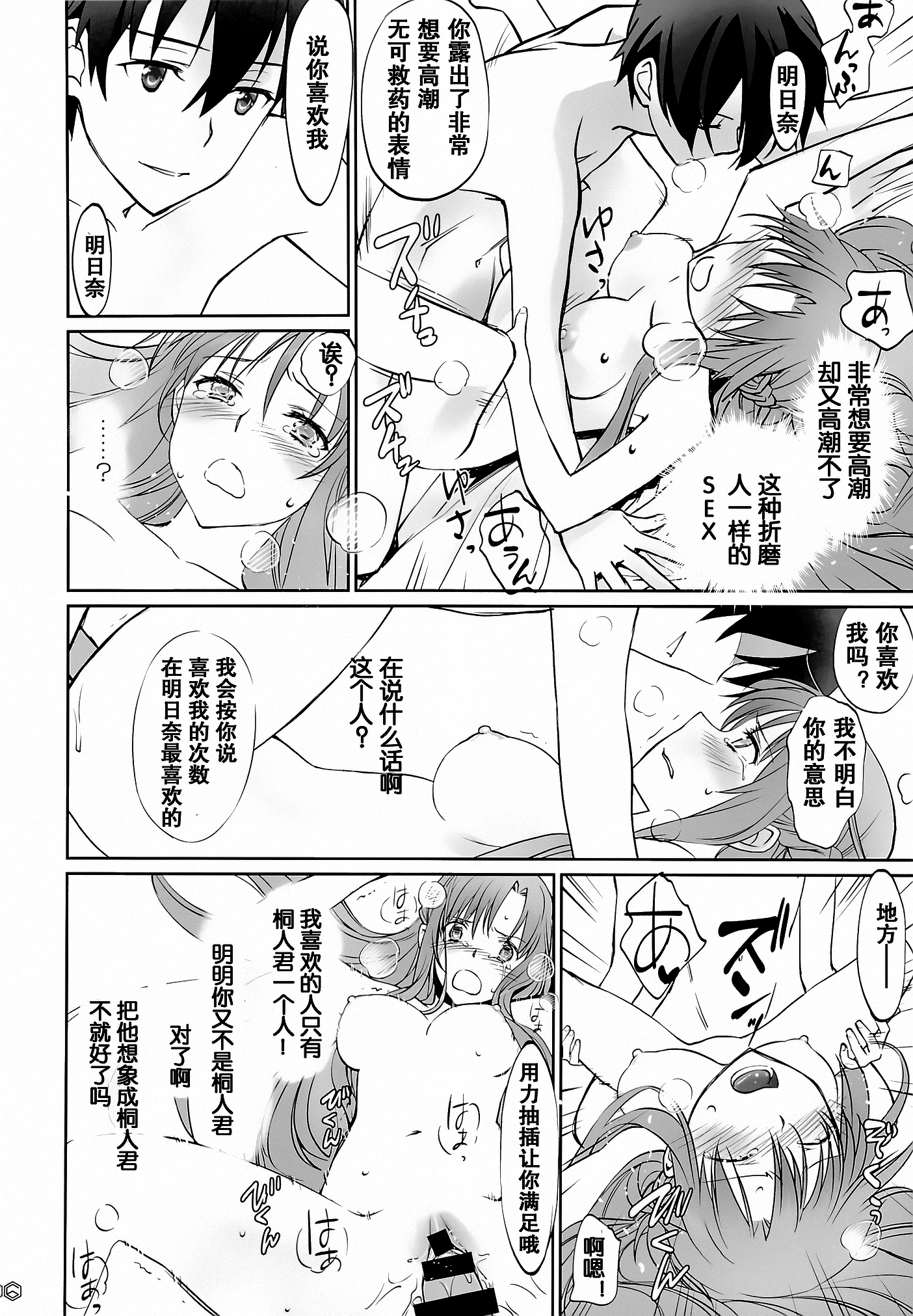 (C89) [Bloody Okojo (Mojyako, Caviar)] turnover (Sword Art Online) [Chinese] [R与紫之上汉化] page 36 full