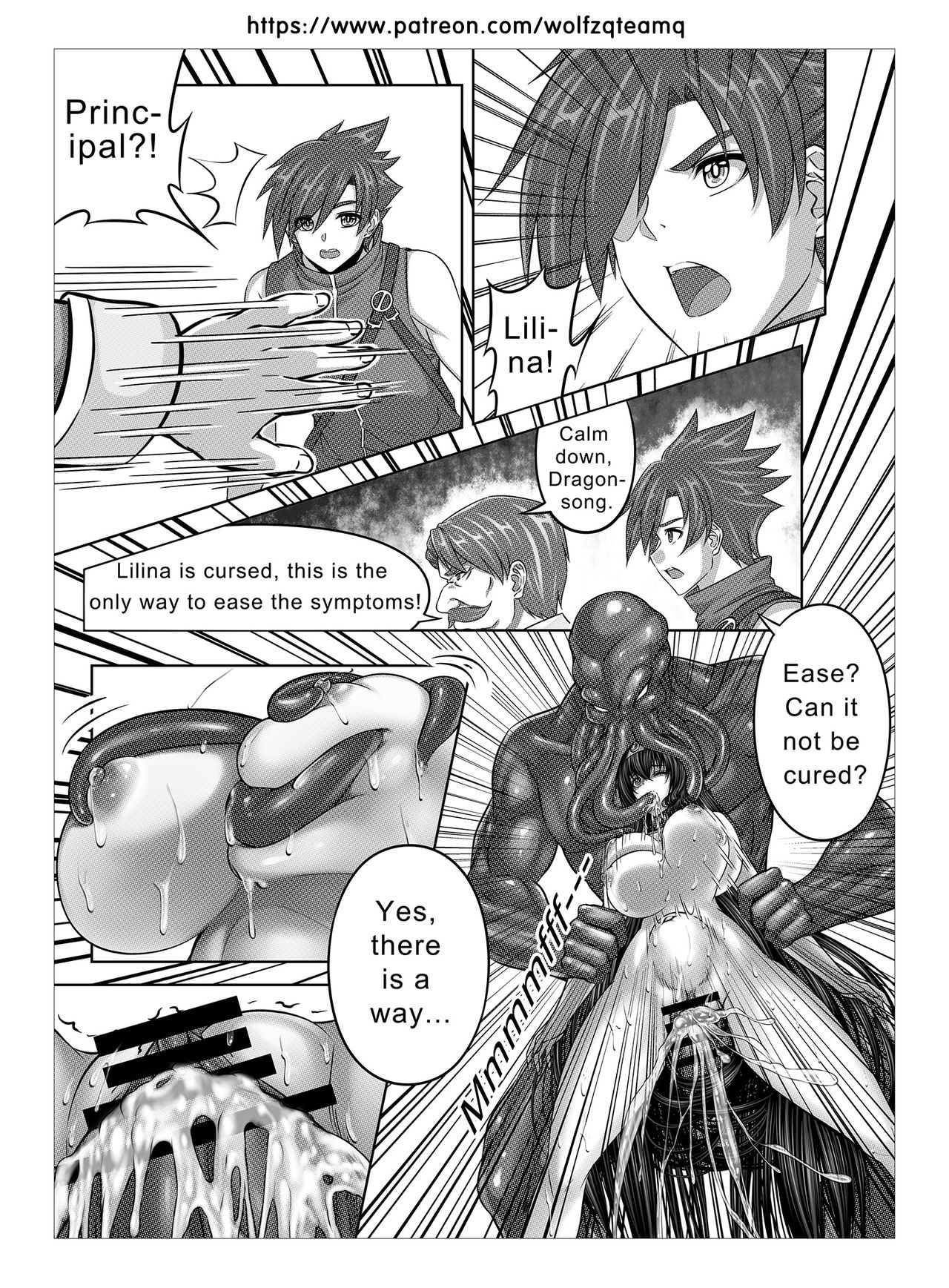 [wolfzqteam] Bad End Of Cursed Armor College Line [English] [Ongoing] page 9 full