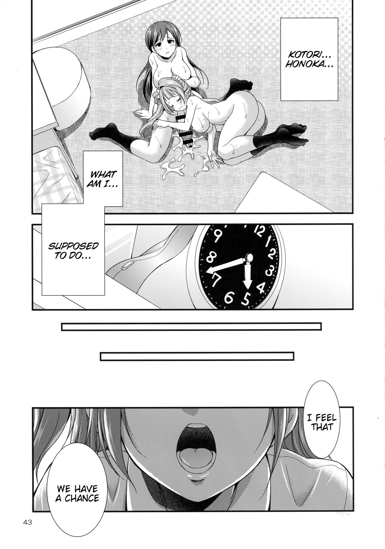 (C91) [Kaguya Hime Koubou (Gekka Kaguya)] Futana Live! (Love Live!) [English] [Tigoris Translates] page 43 full