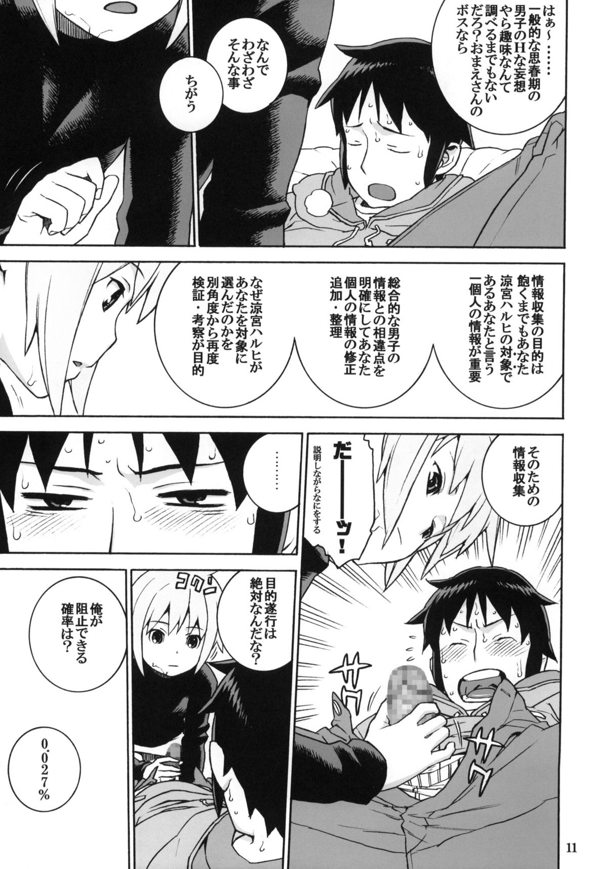 (C75) [DECOPPACHI (Hidiri Rei)] Nagato Yuki no Inbou (Suzumiya Haruhi no Yuuutsu) page 10 full