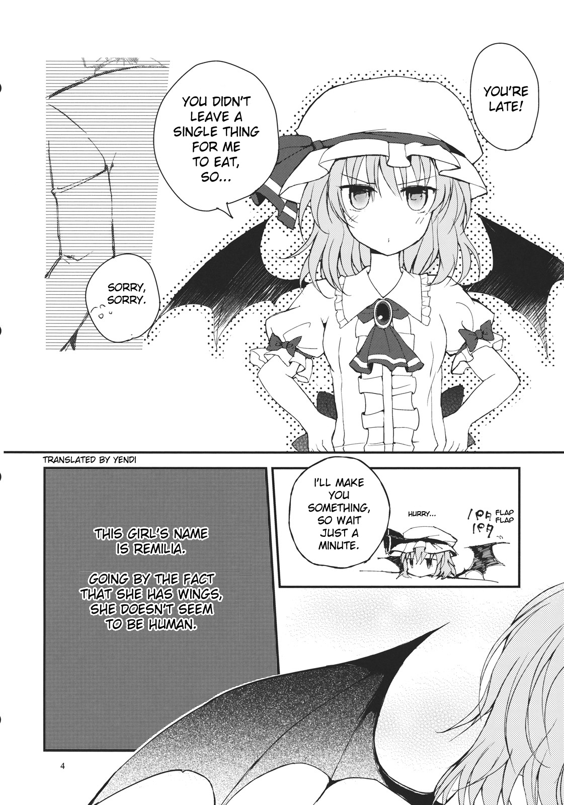 (Reitaisai 9) [Mikkamisaki (Nadzuka)] Remilia ga Genjitsukyou Iri | Remilia in My Hometown in Reality (Touhou Project) [English] [Yendi] page 4 full