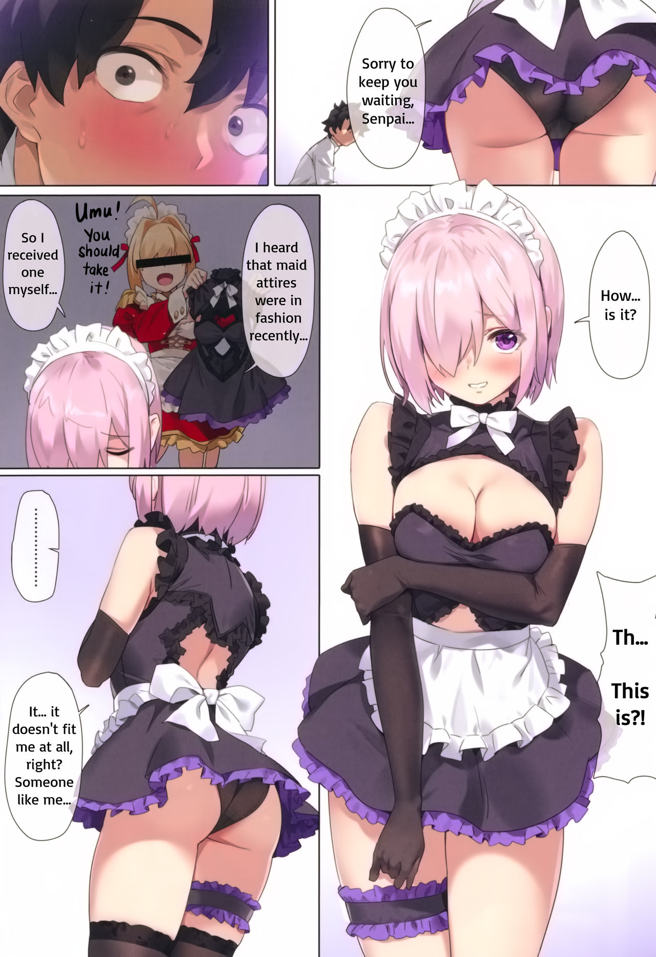 (C96) [OrangeMaru (YD)] Chaldea Maid #Mash (Fate/Grand Order) [English] page 3 full