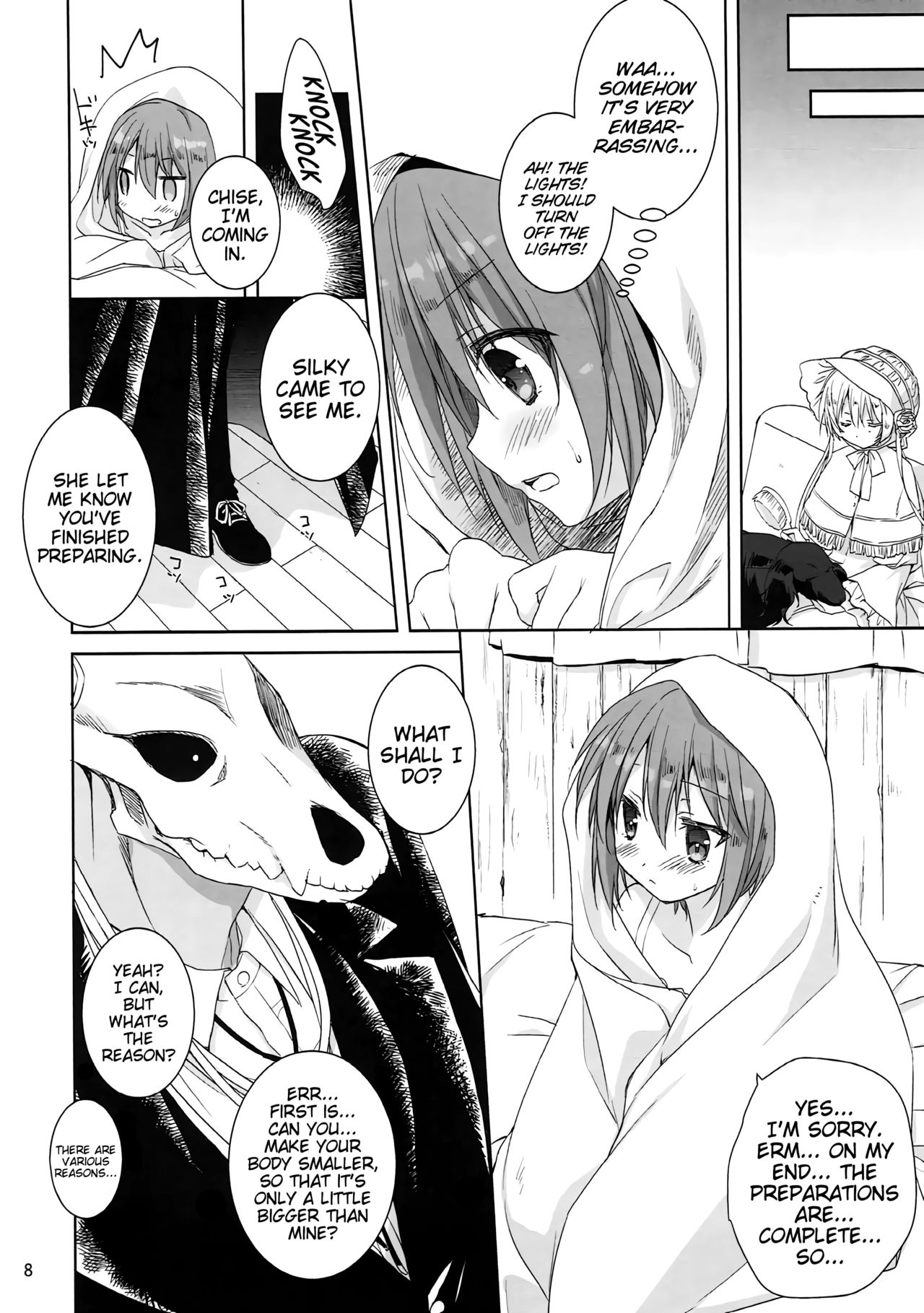 (C93) [KOKIKKO (Sesena Yau)] Yoru no Aishishi | Beloved Child of the Night (Mahoutsukai no Yome) [English] [EHCove] page 7 full