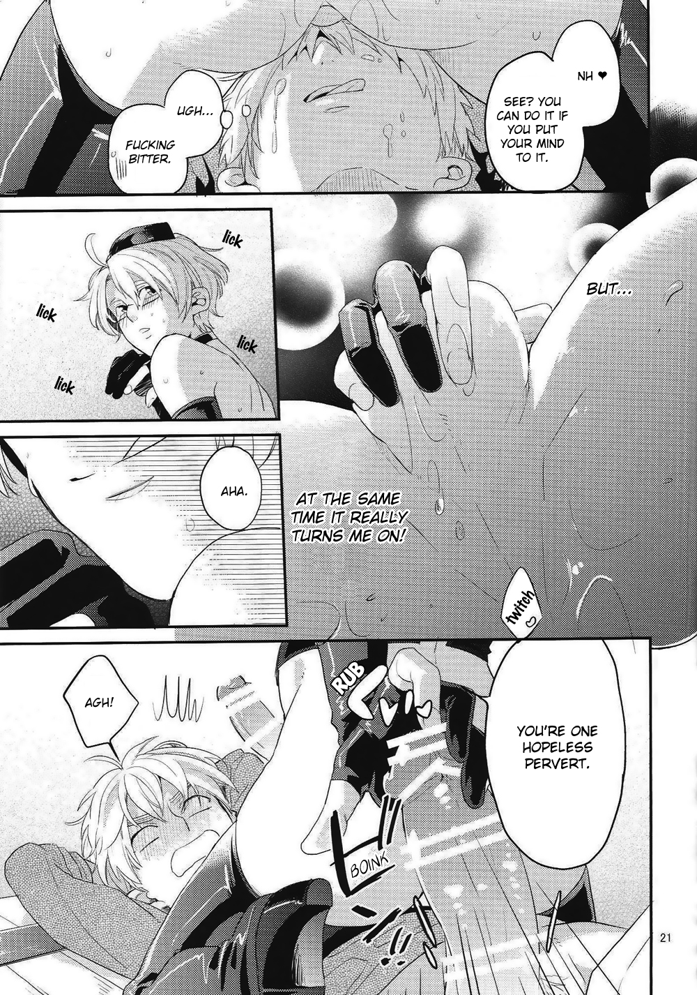 [Mocha+CCC (amy*MARINE)] Damn! My Dominatrix Boyfriend Is Gonna Awaken Something in Me (Hetalia: Axis Powers) [English] page 20 full