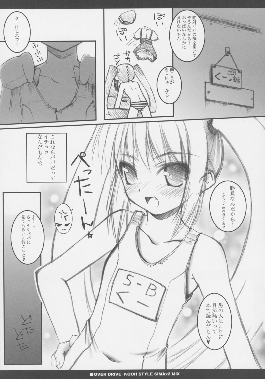 (C68) [MINT BLUE (MOYURU/n)] OVER DRIVE KOOH STYLE SIMAx2 MIX (Sukatto Golf Pangya) page 8 full