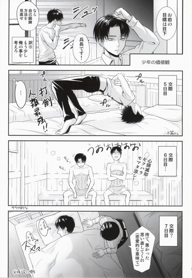 (C86) [btfly (mitchie)] 10 Dai to 30 Dai no XXX ni Tsuite (Shingeki no Kyojin) page 24 full