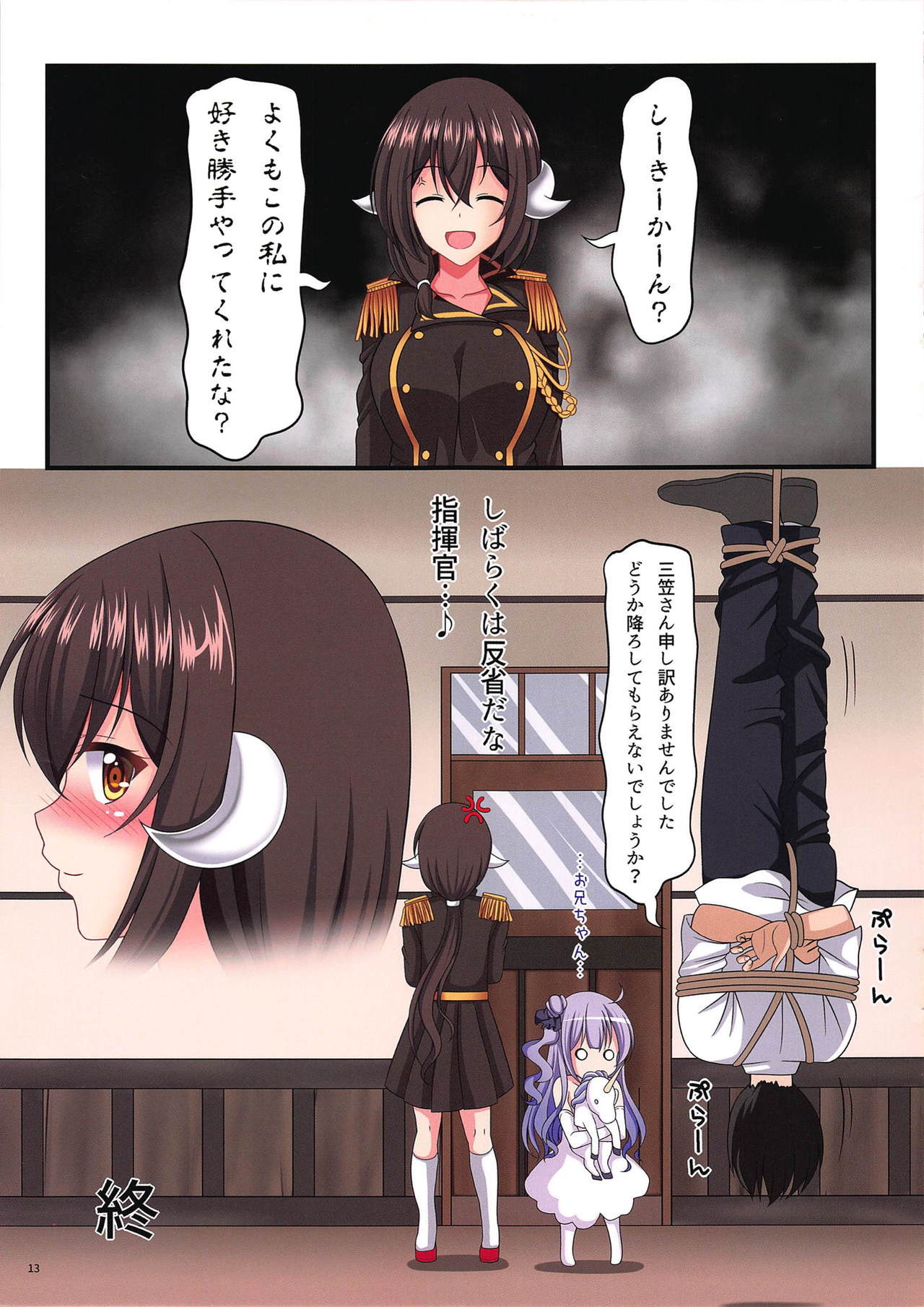 (C94) [Slump Life (Ougi Nozomi)] Mikasa-san to Kouishitsu H (Azur Lane) page 13 full