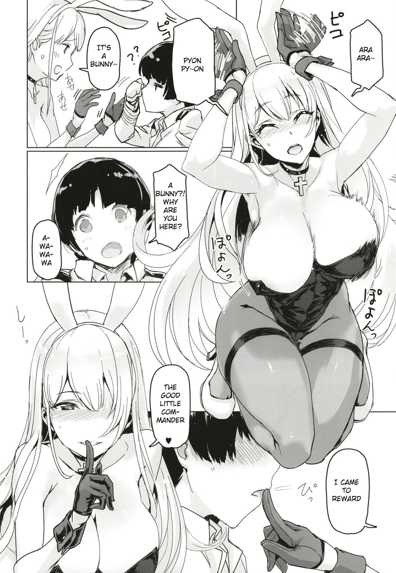 [Jikansa-Kougeki (Tooya Daisuke)] Shota Shikikan wa Bunny Girl Hishokan no Yume o Miru (Azur Lane) [English] [Digital] page 10 full