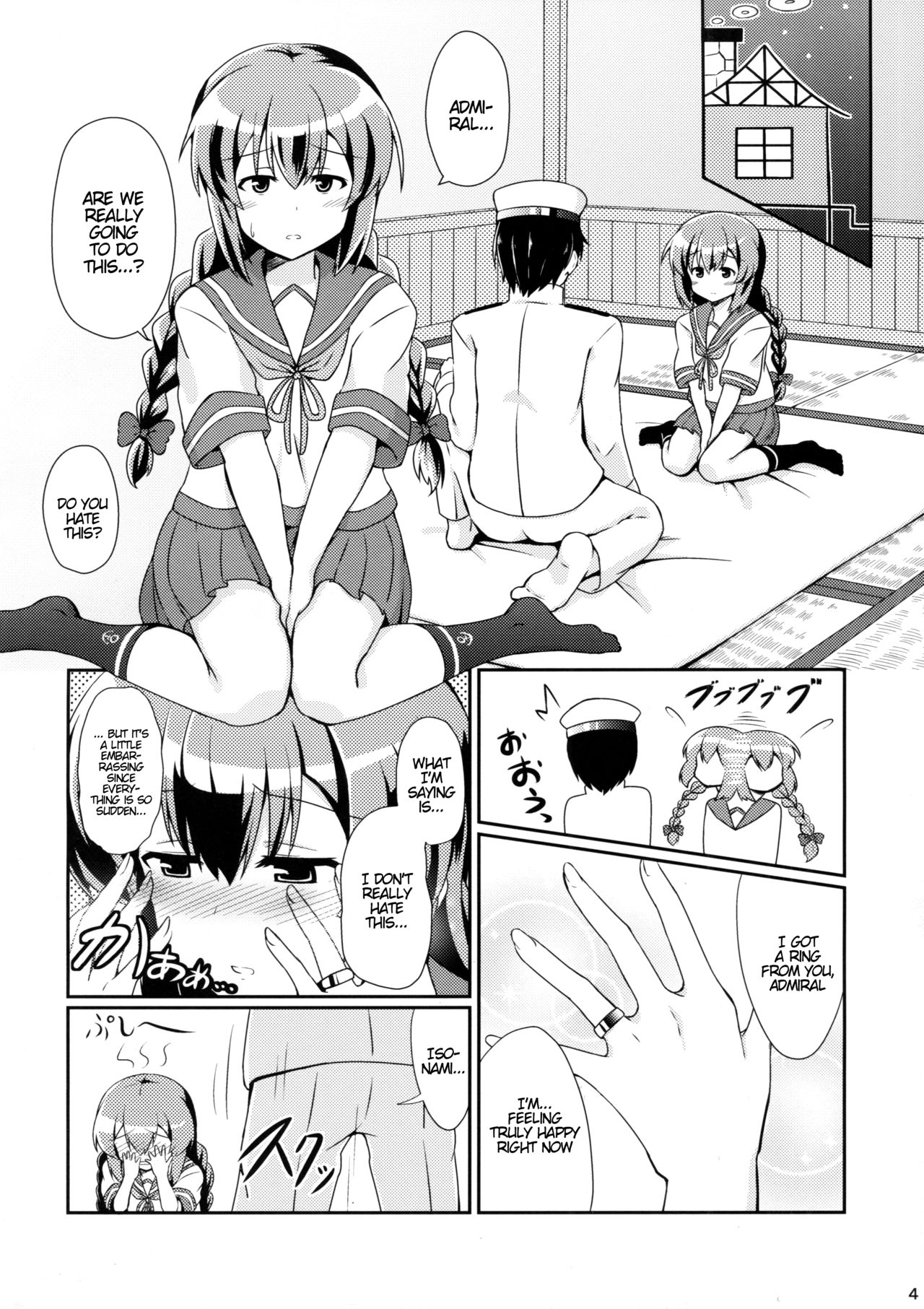 (C87) [L5EX (Kamelie)] Isonami no Kekkon Shoya | Isonami's First Night Marriage (Kantai Collection -KanColle-) [English] [Hennojin] page 3 full