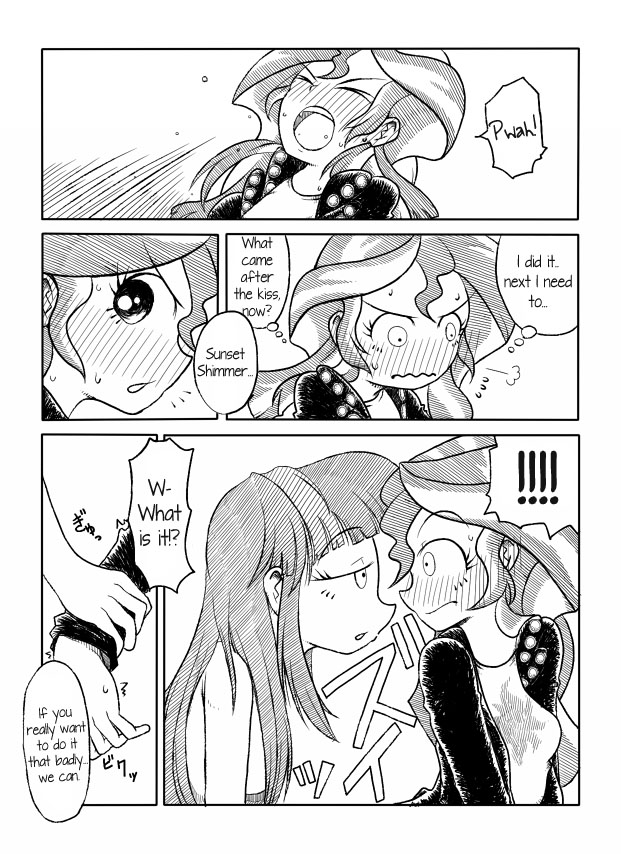 [Zat] Twi to Shimmer no Ero Manga | The Manga In Which Sunset Shimmer Takes A Piss (My Little Pony: Friendship is Magic) [English] page 6 full