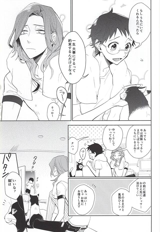 (C88) [DAIRA (Himeno)] Makishima-san ga Neko ni Natteshimaimashita. (Yowamushi Pedal) page 6 full