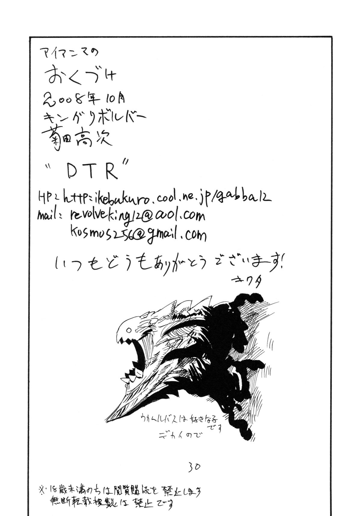 (SC41) [King Revolver (Kikuta Kouji)] DTR (Monster Hunter) page 29 full