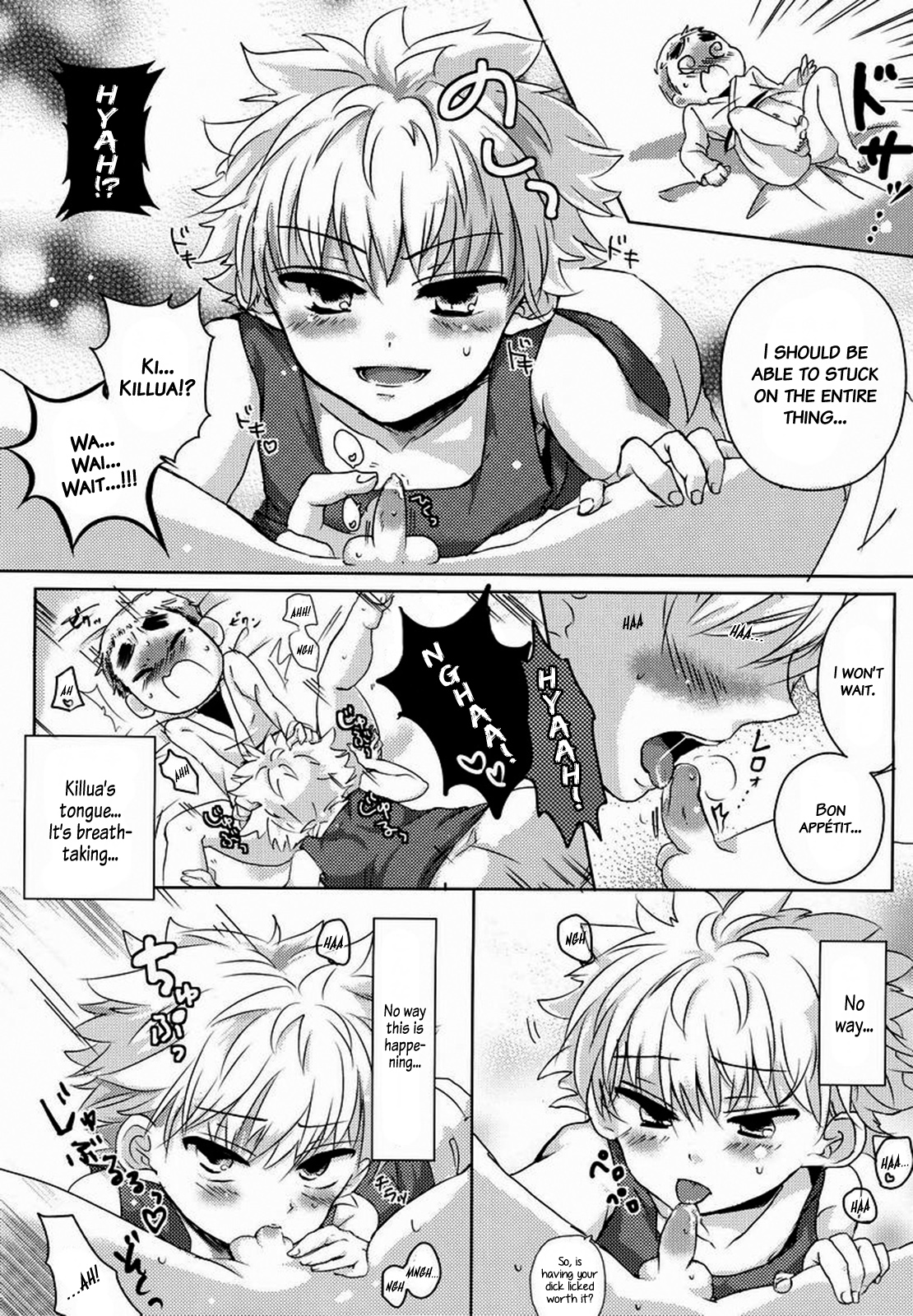 [Emilio(Naikai)] Doki Doki Hey Triangle (Hunter X Hunter)[English][Decensored] page 8 full