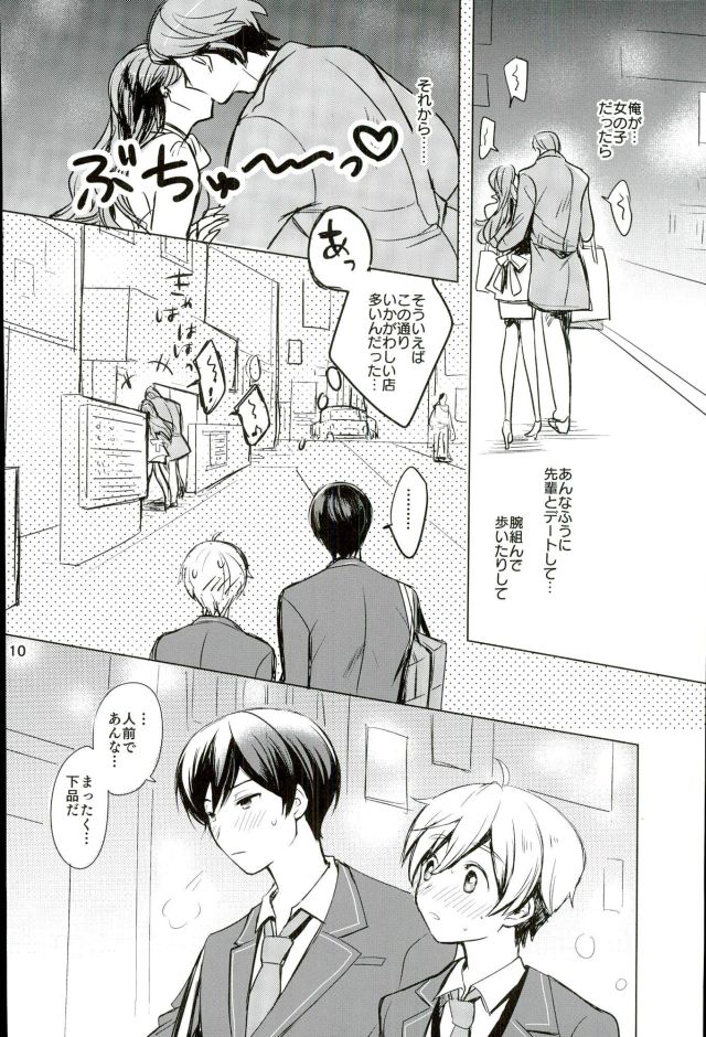 (ComicLive in Nagoya) [Konekopan (rie)] Naisho no Mashimaro Heart! (Ensemble Stars!) page 8 full