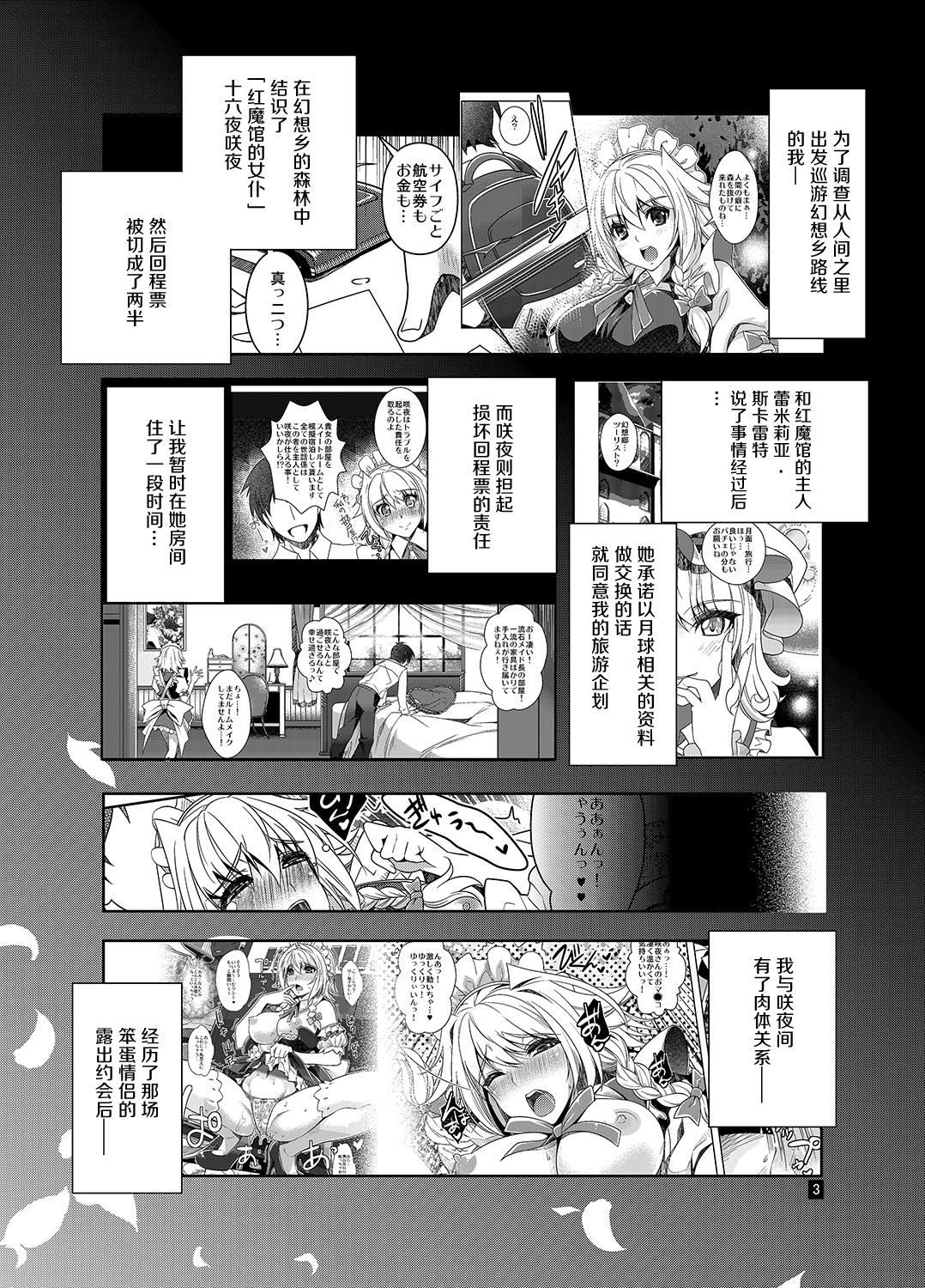 [Unique (Rakujin)] Sakuya wa Sakuya to Honeymoon (Touhou Project) [Chinese] [无毒汉化组] [Digital] page 3 full