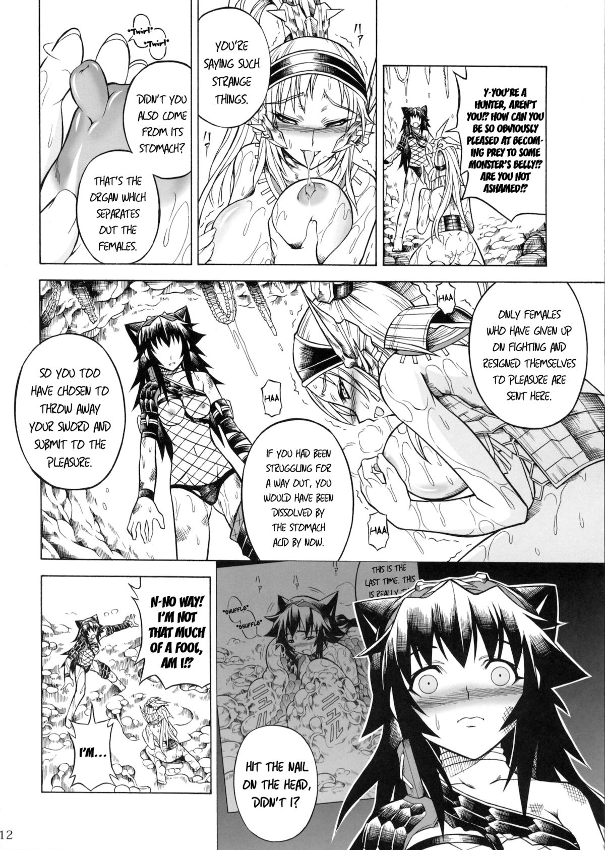 (C79) [Yokohama Junky (Makari Tohru)] Solo Hunter no Seitai 2 The second part (Monster Hunter) [English] page 14 full