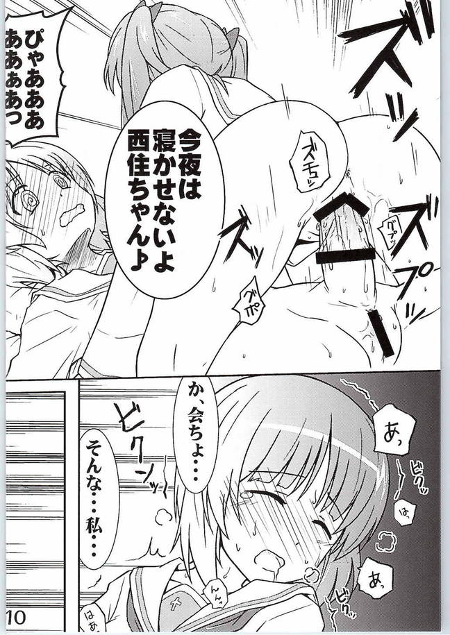 [Munak (Muuna)] Nishizumi-chan ni Chinchin o Tsukkomareru Yume o Mitanda (Girls und Panzer) page 7 full