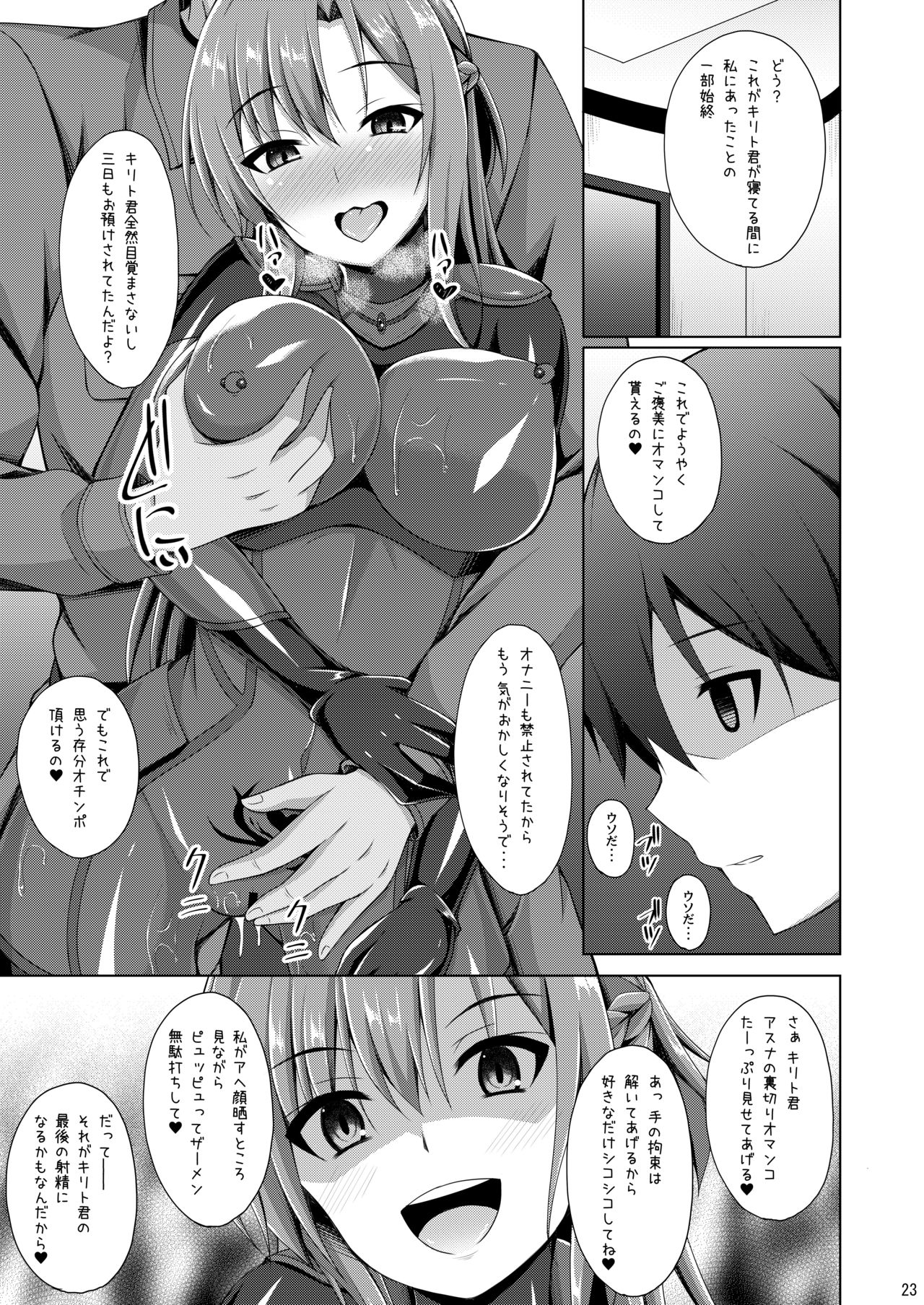 [Imitation Moon (Narumi Yuu)] Ore no Aishita Kanojo wa Mou Inai... (Sword Art Online) [Digital] page 22 full