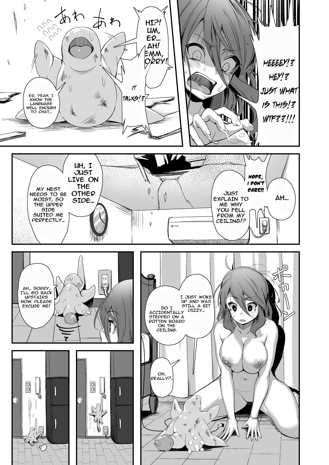 [Nekoarashi (Yana)] Igyo no Kimi to | A Tentacled Romance Ch. 1-3 [English] [Metaphrastes] [Digital] page 5 full