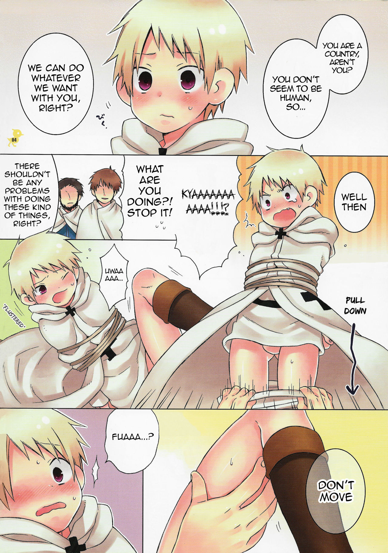 (Shota Scratch 10) [Kujira no Mori (Ao)] Shotatte Ittai Nandesuka? (Axis Powers Hetalia) [English] {Chin²} page 4 full