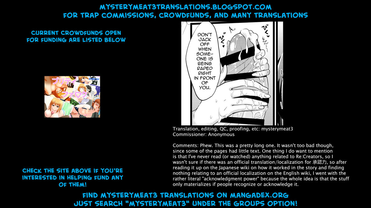 [ATKD (Soujiro)] Shounin Itadakimashita 2 (Re:CREATORS) [English] [mysterymeat3] [Digital] page 62 full