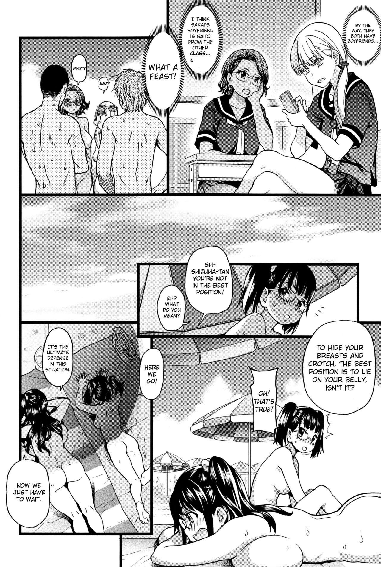 [Shiwasu no Okina] Nudist Beach ni Syuugaku Ryokoude!! - In school trip to the nudist beach!! [English] [Decensored] page 23 full