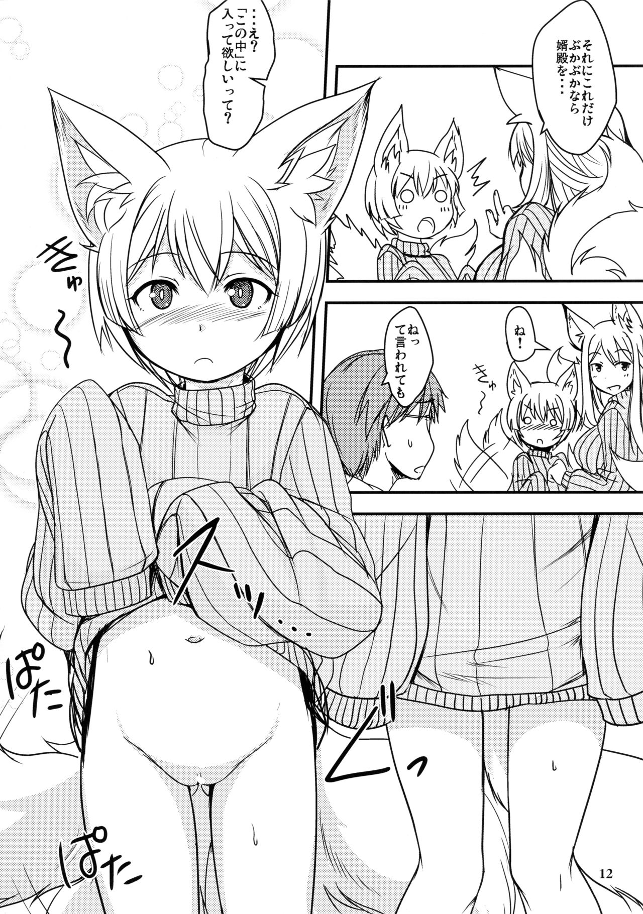 (C91) [Tanmatsu Ijou (BadHand)] Byakko no Mori Sono Juu page 12 full