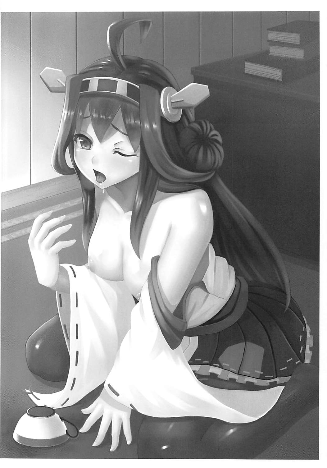 (SC2015 Winter) [Kadobeya (pacchu)] Kongou Morarechau (Kantai Collection -KanColle-) page 2 full