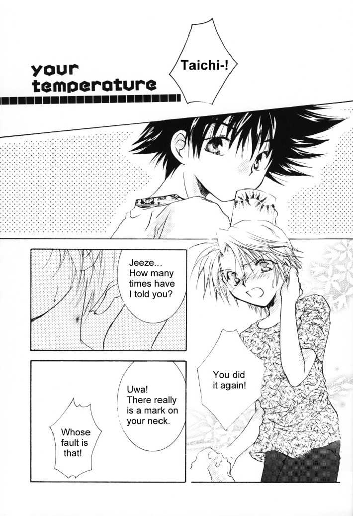 (SUPERKansai8) [SECTION E (Hirose Yukiya)] SUNSHINE and MOONLIGHT (Digimon Adventure 02) page 7 full