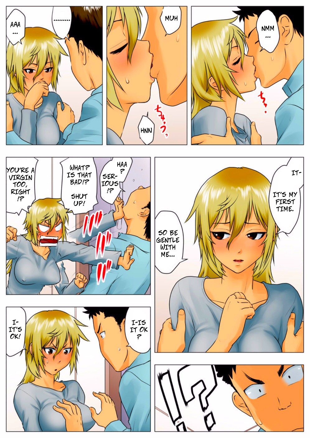 [GUNsRYU] Yuuka -Tonari no Kinpatsu Musume ga Jitsu wa Otome datta Hanashi- | Yuka, My Dangerous Blonde Neighbor, Was Actually a Virgin [English] [CopyOf] page 35 full