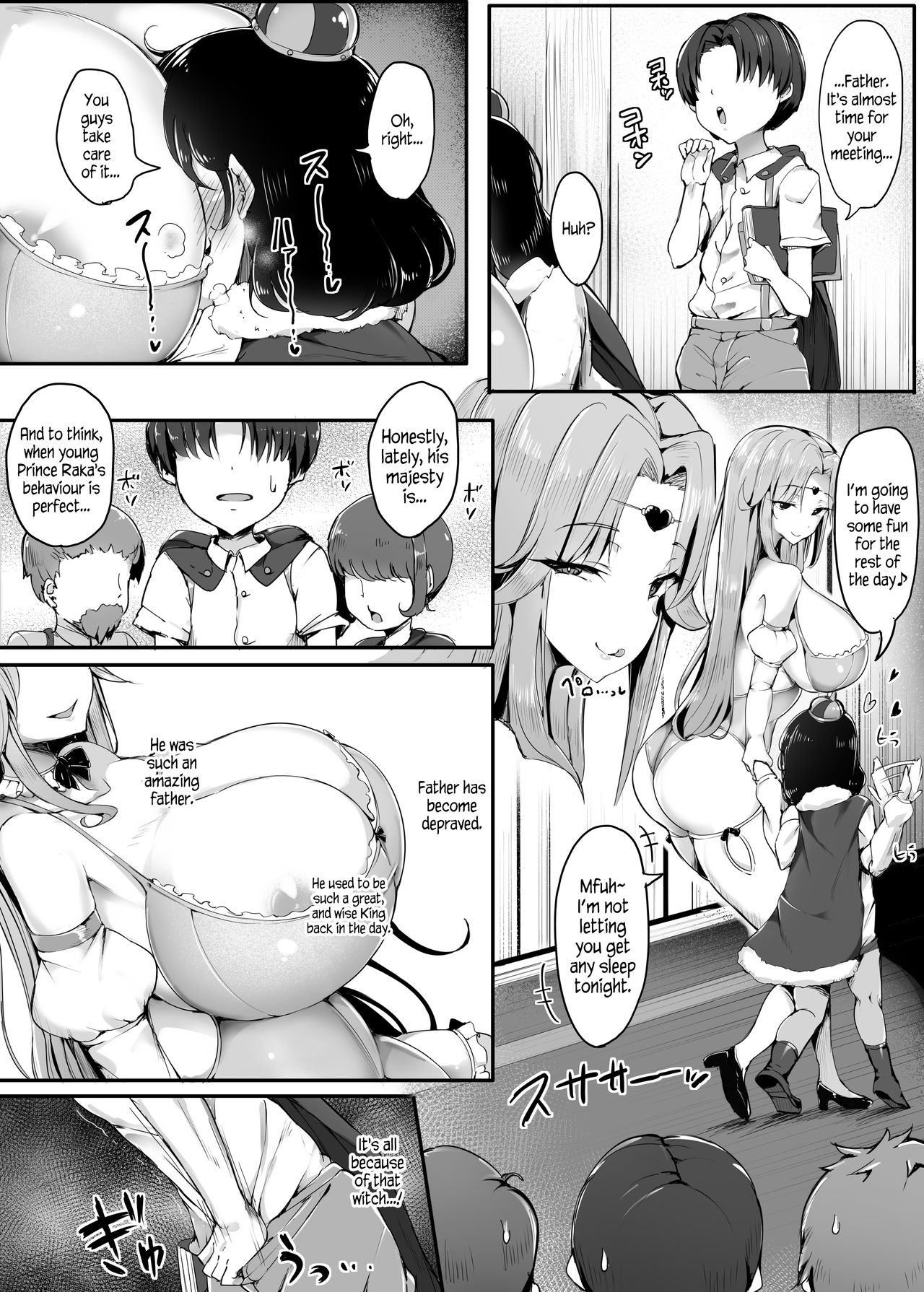 [Atelier Maso (doskoinpo)] Oppai ni Ochita Oukoku丨The Kingdom that Fell to Boobs [English] [Svx] page 3 full