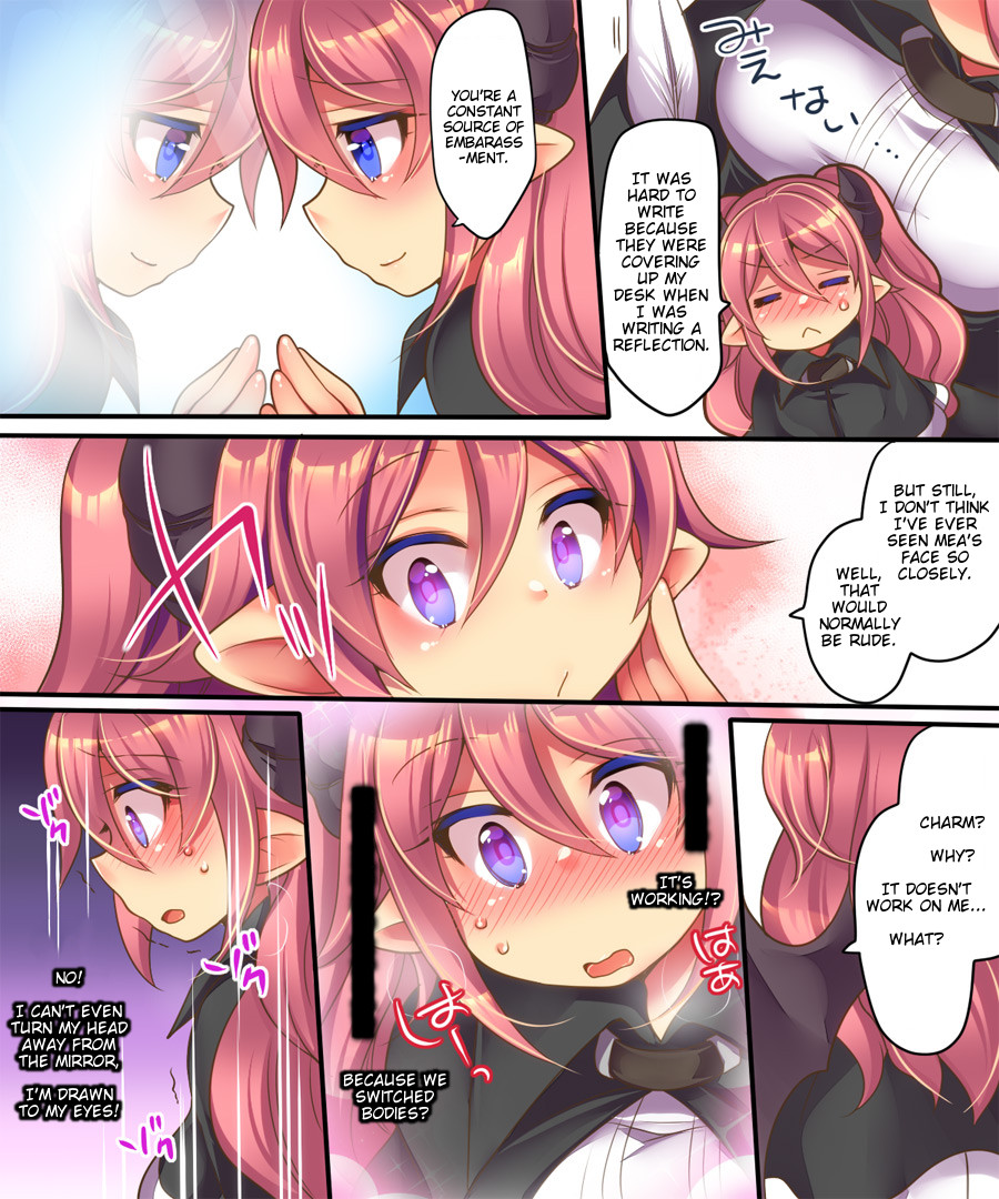 [Amuai Okashi Seisakusho (Shiki Tenki, Reitou Mikan)] Soshite Tenshi-kun to Succubus-chan wa Irekawaru | Angel-kun and Succubus-chan are Swapped [English] page 7 full