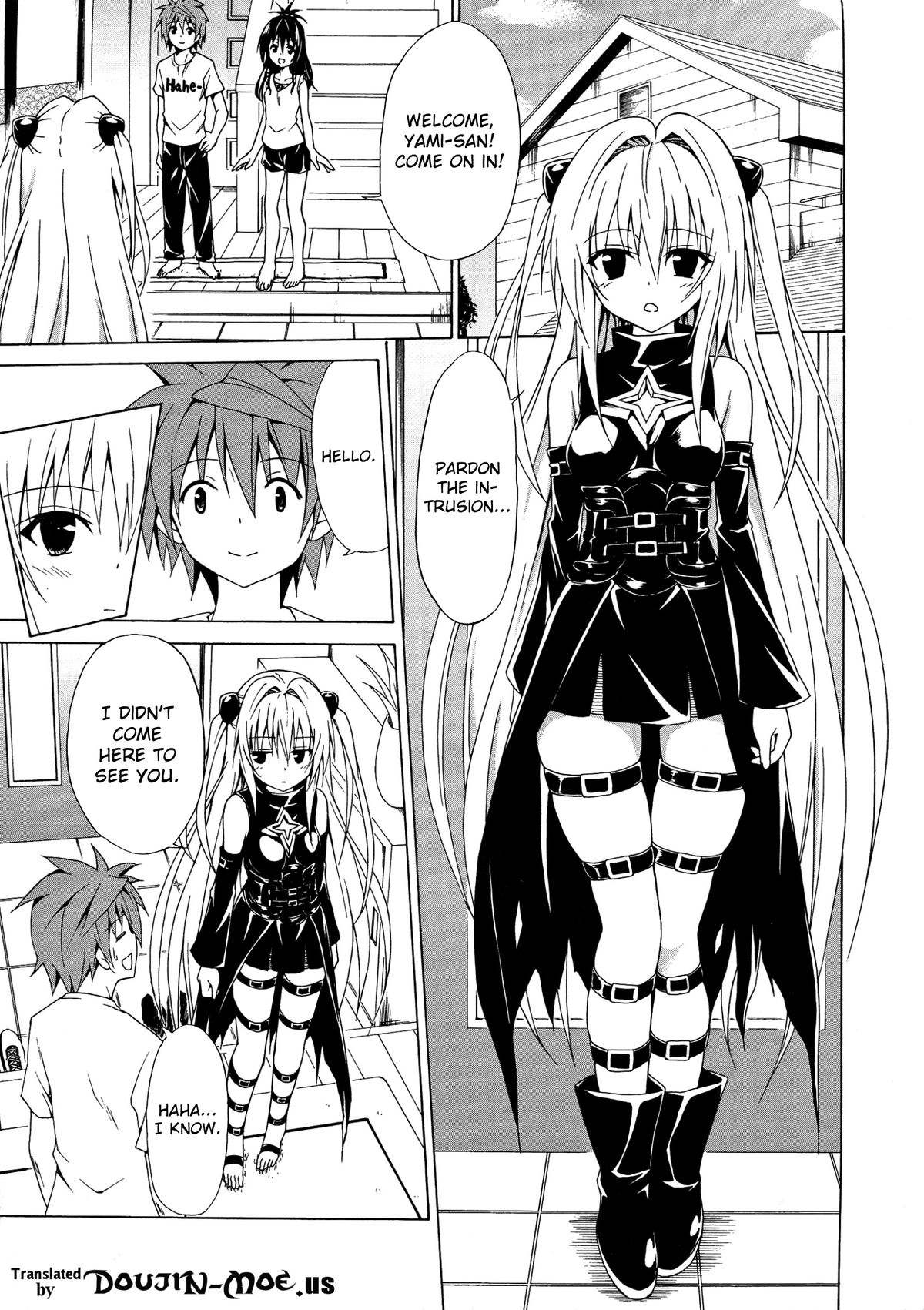 (C85) [TORA MACHINE (Kasukabe Taro)] Yami Ochi Game | Fallen Darkness Game (To LOVE-Ru) [English] {doujin-moe.us} page 2 full